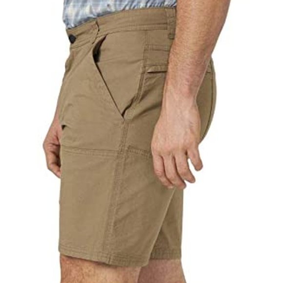 Wrangler Men's All-Terrain Cargo Shorts - Brown - Picture 2 of 3